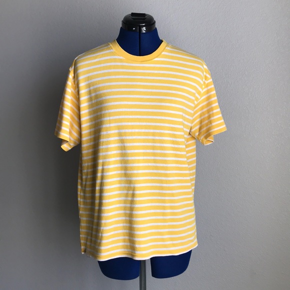 yellow striped top womens